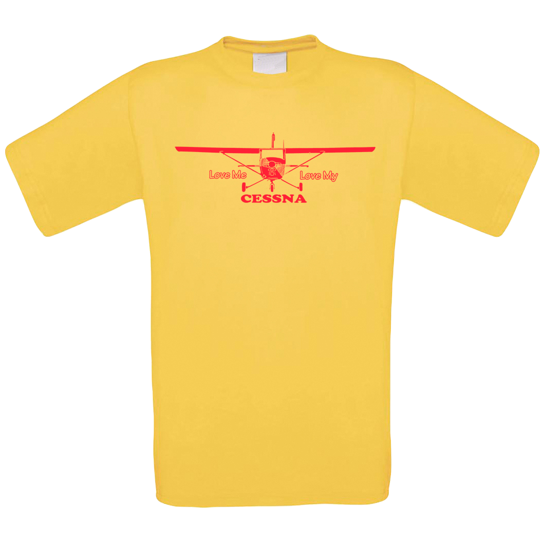 Love Me Love My Cessna T Shirt - Funky Aviation