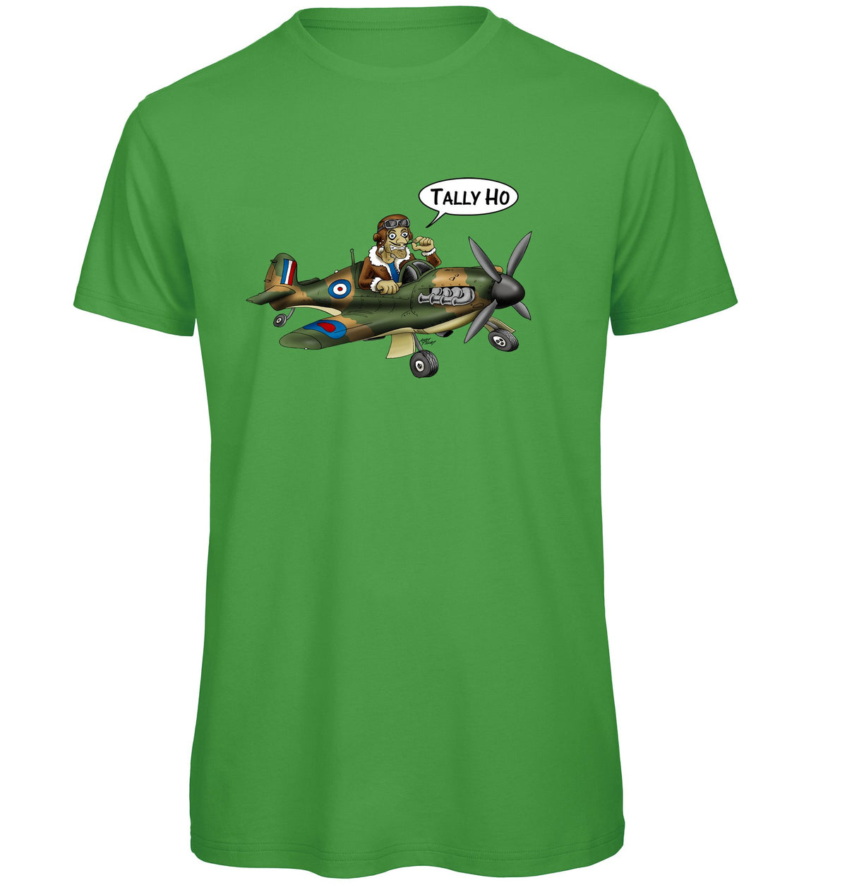 Tally Ho Spitfire T-Shirt - Funky Aviation