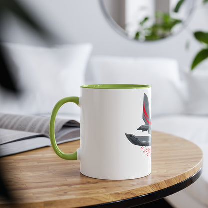 Eurostar EV07 Captain Cool Two-Tone Coffee Mugs, 11oz - Funky Aviation