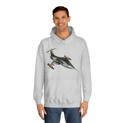 Starfighter Aircraft Design Unisex College Hoodie - Funky Aviation