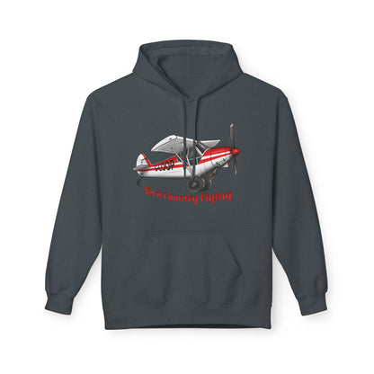Fleece Hoodie - Alaskan Bush Pilot Super Cub Design