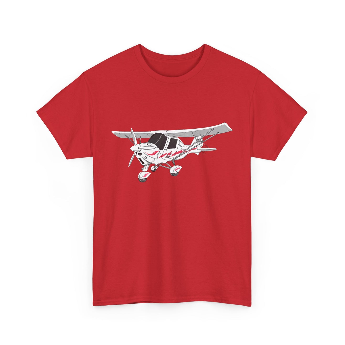 C42 Microlight Unisex Tee with Red Decals