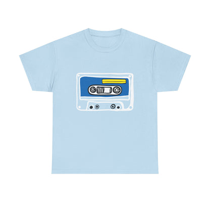Retro Cassette Tape Graphic T-Shirt — 80s Music Vintage Tee