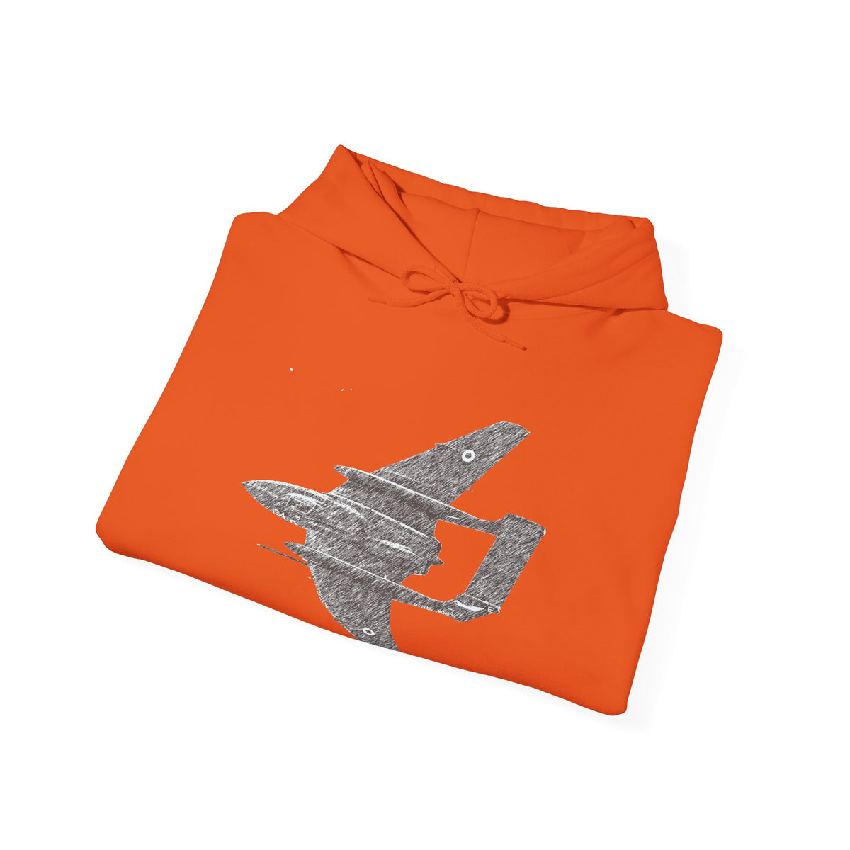 Sea Vixen Vintage Aircraft Graphic Hoodie