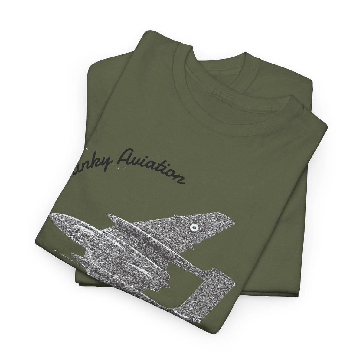 Funky Aviation Sea Vixen Vintage Aircraft T-Shirt