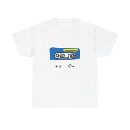 Retro Cassette Tape Graphic T-Shirt — 80s Music Vintage Tee