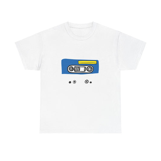 Retro Cassette Tape Graphic T-Shirt — 80s Music Vintage Tee
