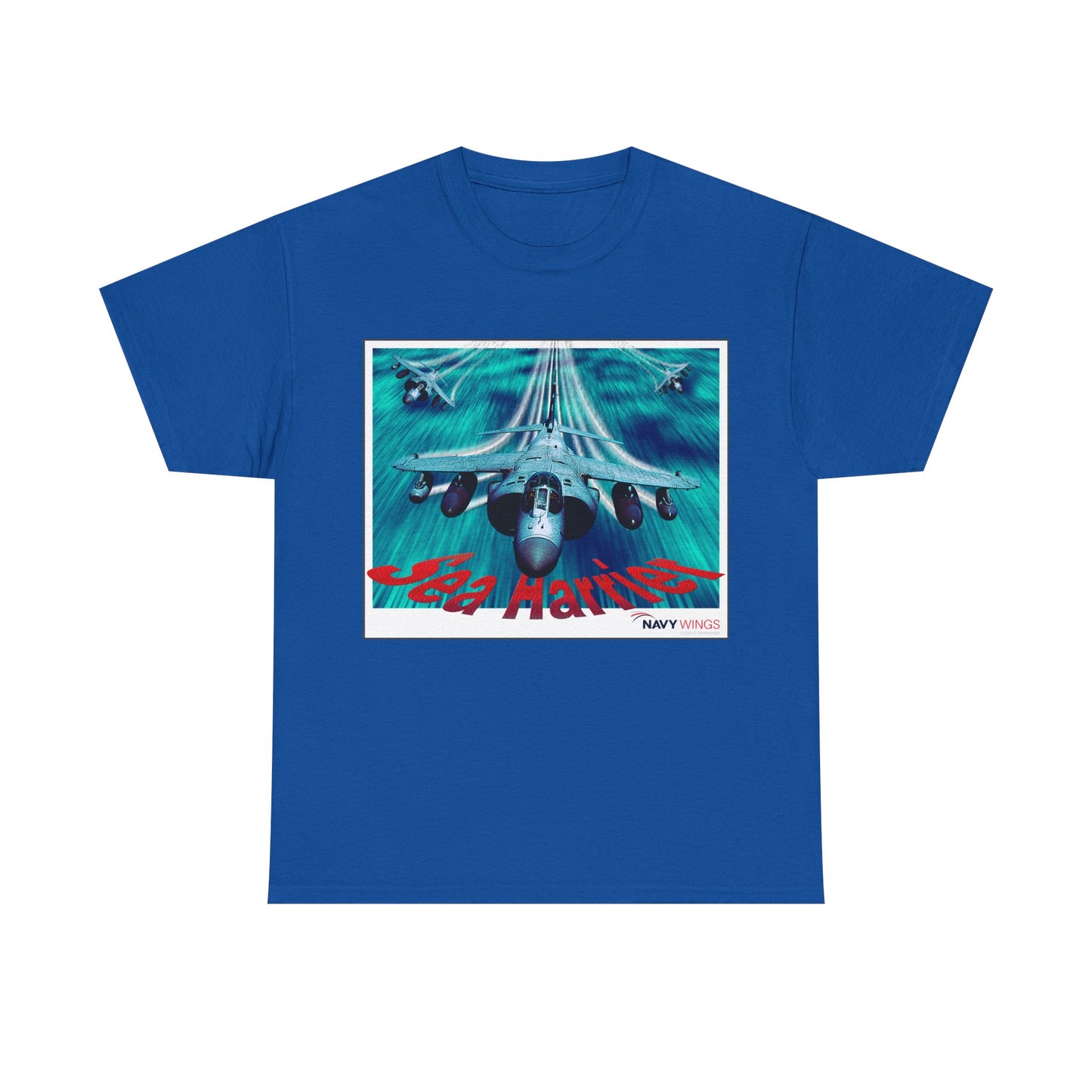 Harrier Jump Jet Vintage Navy Airplane T-Shirt — Retro Military Aviation Tee