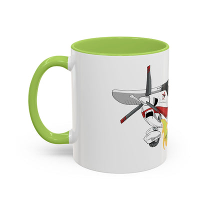 Coffee Mug - Cartoon Cessna Aircraft with LAC Logo