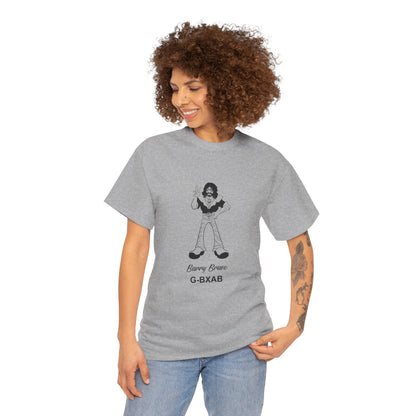 Tee Barry Bravo Piper PA28 Aircraft Retro Cartoon Design Unisex Heavy Cotton
