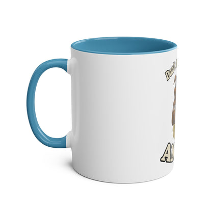 Bulldog Pilot Two-Tone Coffee Mugs, 11oz - Funky Aviation