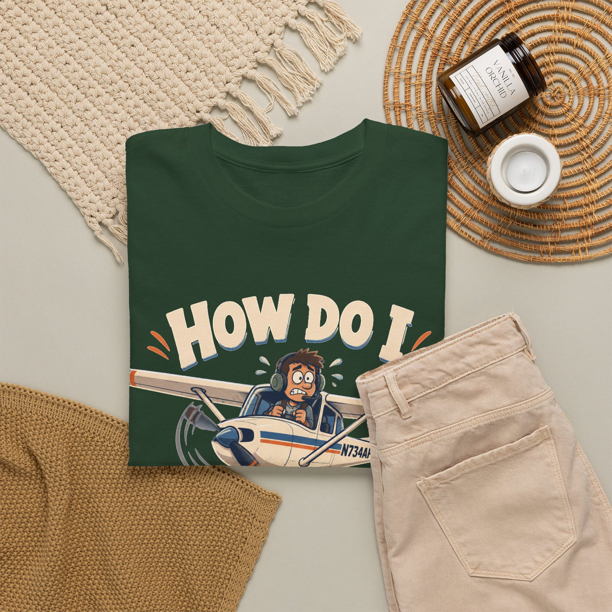 How Do I Land This Thing? Funny Pilot Aviation T-Shirt