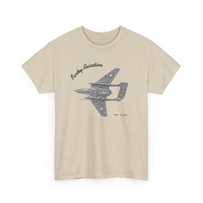 Funky Aviation Sea Vixen Vintage Aircraft T-Shirt