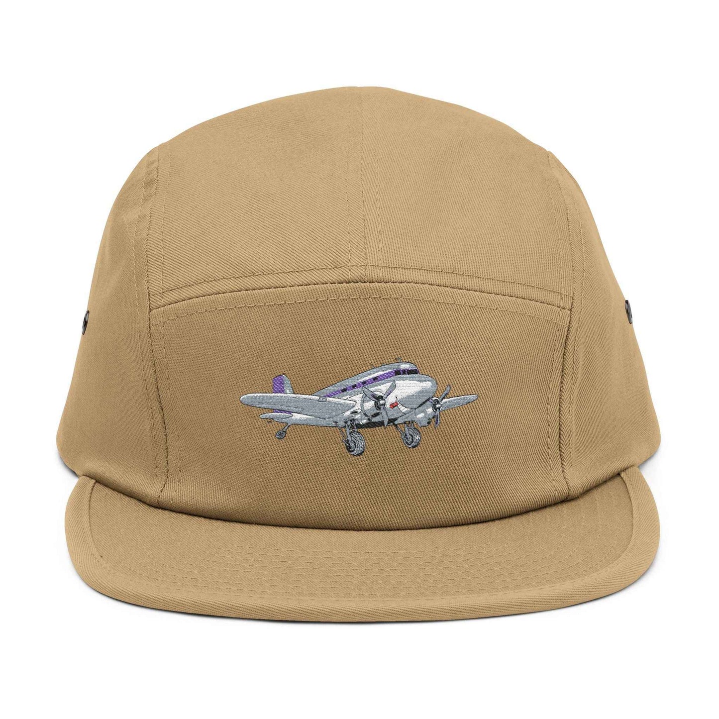 Vintage DC3 Dakota Embroidered 5-Panel Cap