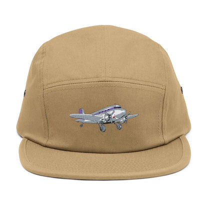 Vintage DC3 Dakota Embroidered 5-Panel Cap