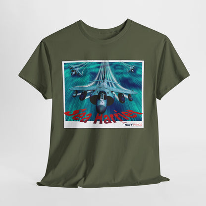 Harrier Jump Jet Vintage Navy Airplane T-Shirt — Retro Military Aviation Tee