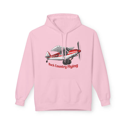 Fleece Hoodie - Alaskan Bush Pilot Super Cub Design