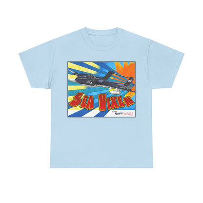 Sea Vixen Jet T‑Shirt — Vintage Navy Aircraft Retro Graphic Tee