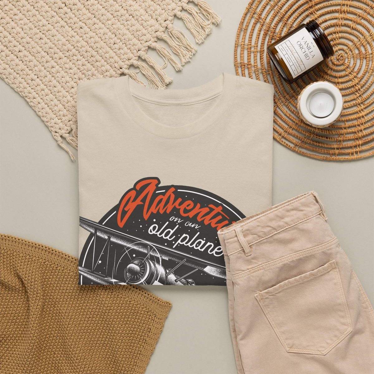 Adventure Airplane Vintage Aviation T-Shirt