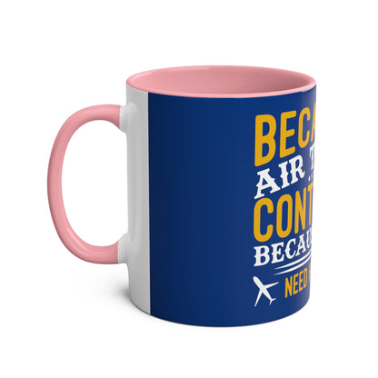 ATC Meme Two-Tone Coffee Mugs, 11oz - Funky Aviation