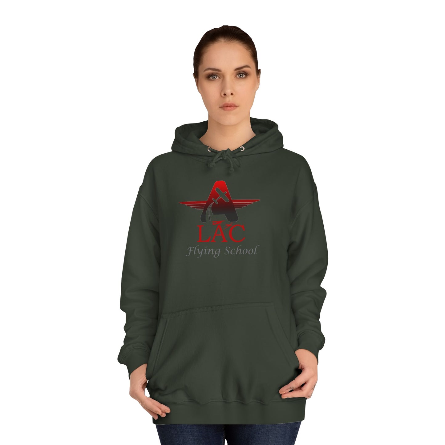 College Hoodie - LAC Flying School Logo