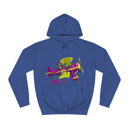 Waco Retro Aircraft Unisex College Hoodie - Funky Aviation