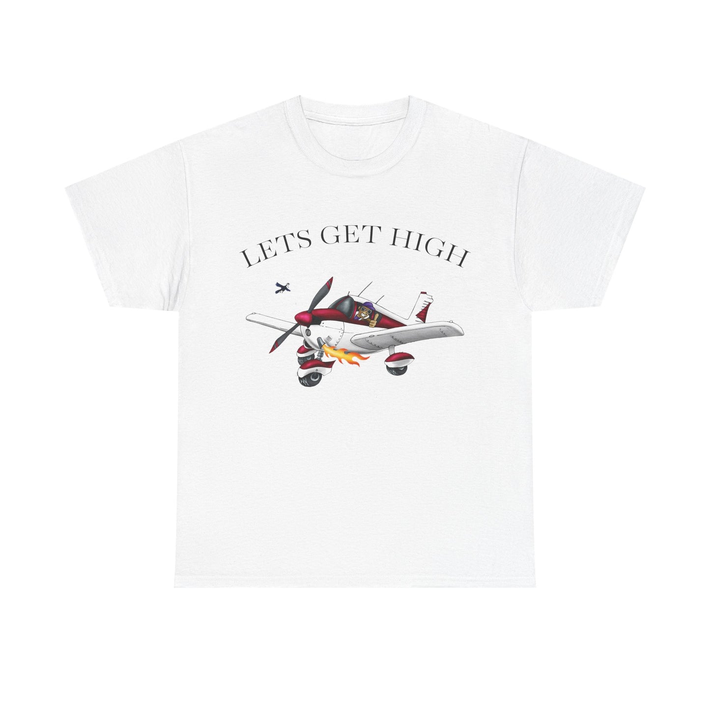 Lets Get High Unisex Heavy Cotton Tee