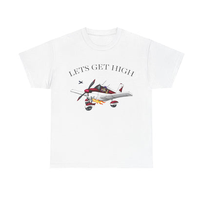 Lets Get High Unisex Heavy Cotton Tee