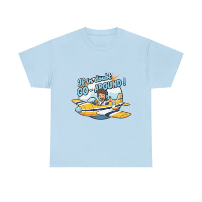 "If in Doubt, Go Around" Pilot Plane T‑Shirt