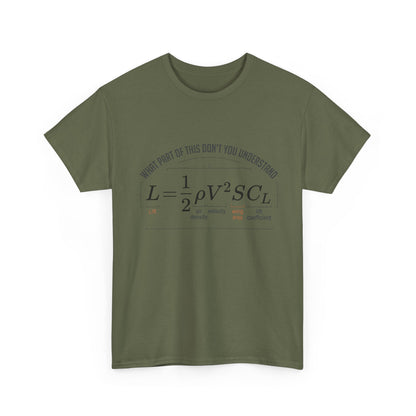 Physics Formula T-Shirt – “What Part of This Don’t You Understand?” Tee
