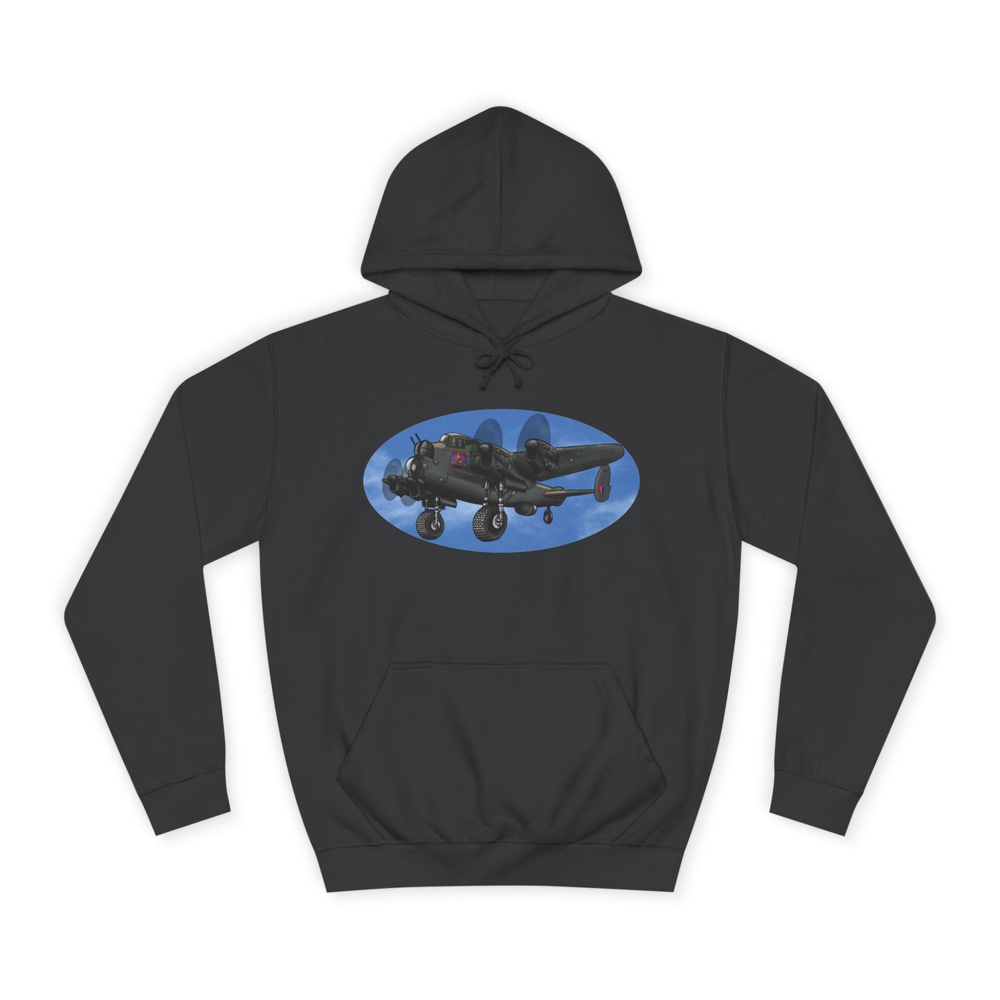 Vintage Lancaster Bomber Hoodie - Aviation Graphic Pullover