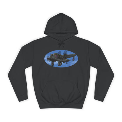 Vintage Lancaster Bomber Hoodie - Aviation Graphic Pullover