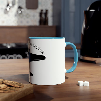 The Older the Better Two-Tone Coffee Mugs, 11oz - Funky Aviation