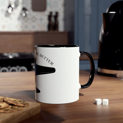 The Older the Better Two-Tone Coffee Mugs, 11oz - Funky Aviation