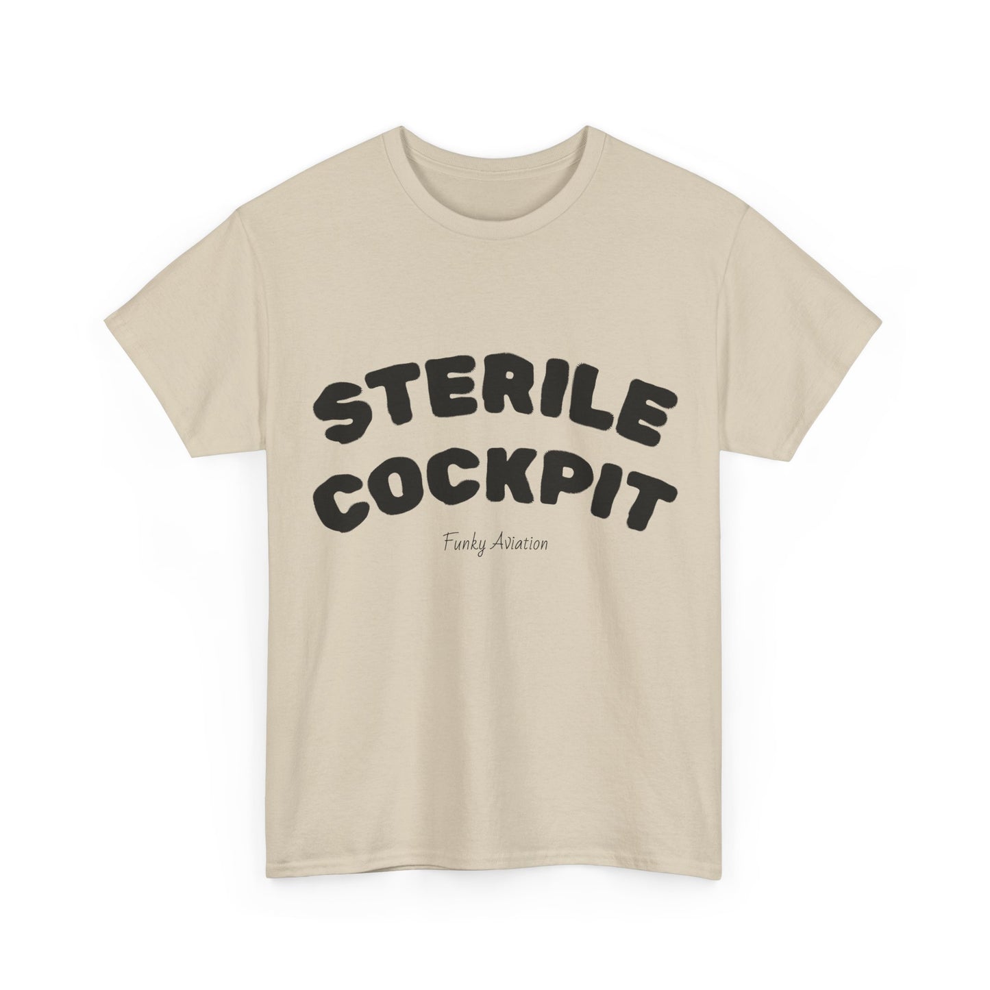 Sterile Cockpit Graphic Tee — Funny Aviation Pilot T-Shirt