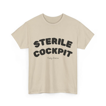 Sterile Cockpit Graphic Tee — Funny Aviation Pilot T-Shirt