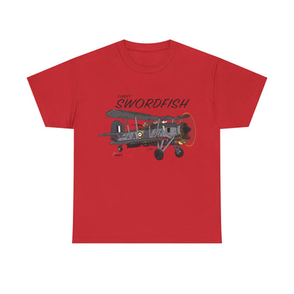 Swordfish Vintage Biplane T-Shirt — WWII Aircraft Aviation Tee