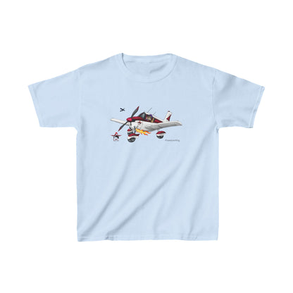 Kids Tee - Piper PA28 LAC Team Low Wing Aeroplane