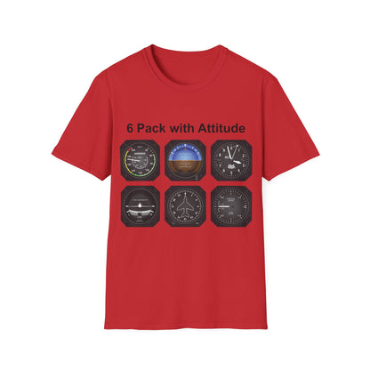 Aviator 6 Pack Unisex T-Shirt - Attitude Collection