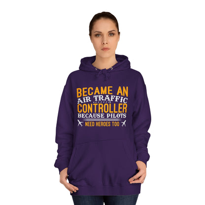 ATC Slogan Unisex College Hoodie - Funky Aviation