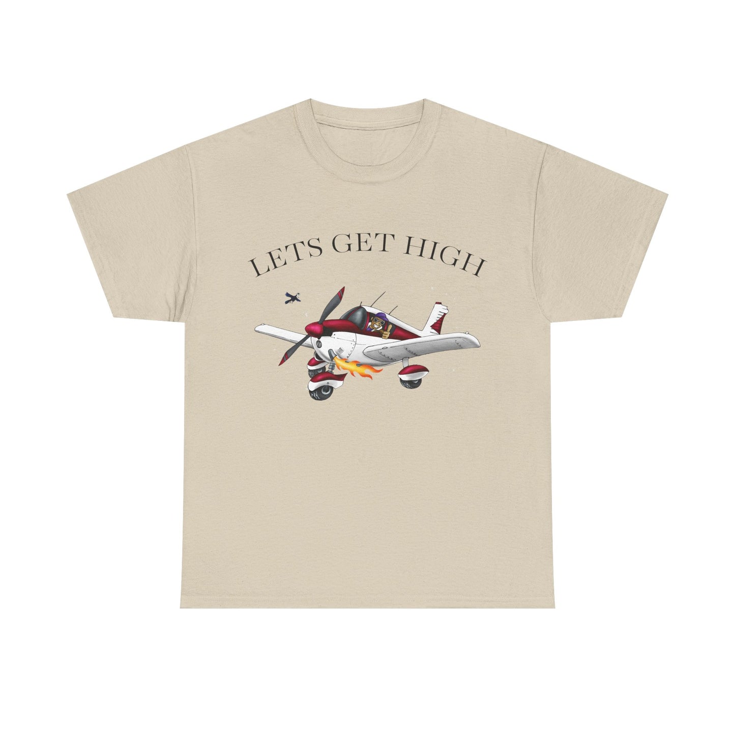 Lets Get High Unisex Heavy Cotton Tee