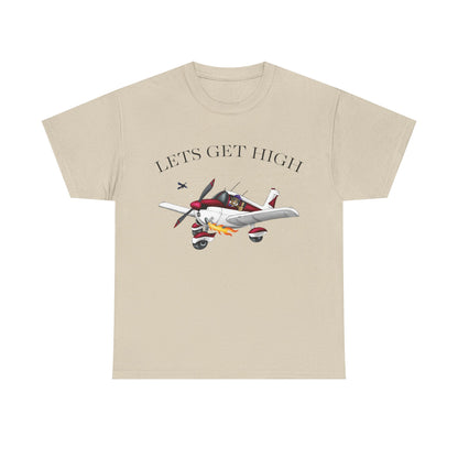 Lets Get High Unisex Heavy Cotton Tee
