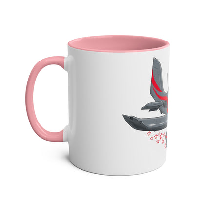 Eurostar EV07 Captain Cool Two-Tone Coffee Mugs, 11oz - Funky Aviation