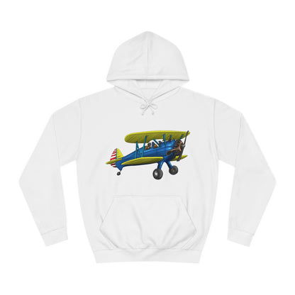 Boeing Stearman Unisex College Hoodie - Funky Aviation