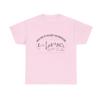 Physics Formula T-Shirt – “What Part of This Don’t You Understand?” Tee