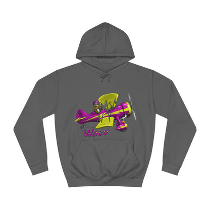 Waco Retro Aircraft Unisex College Hoodie - Funky Aviation