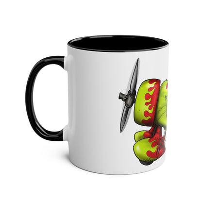Gee Bee Two-Tone Coffee Mugs, 11oz - Funky Aviation