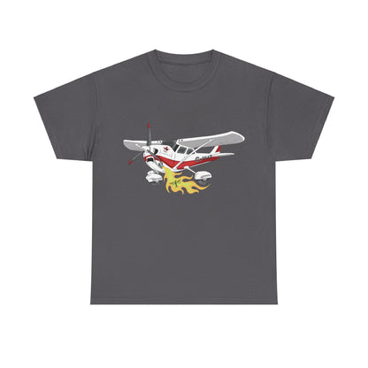Cessna Unisex Tee Hand Drawn Aviation Design