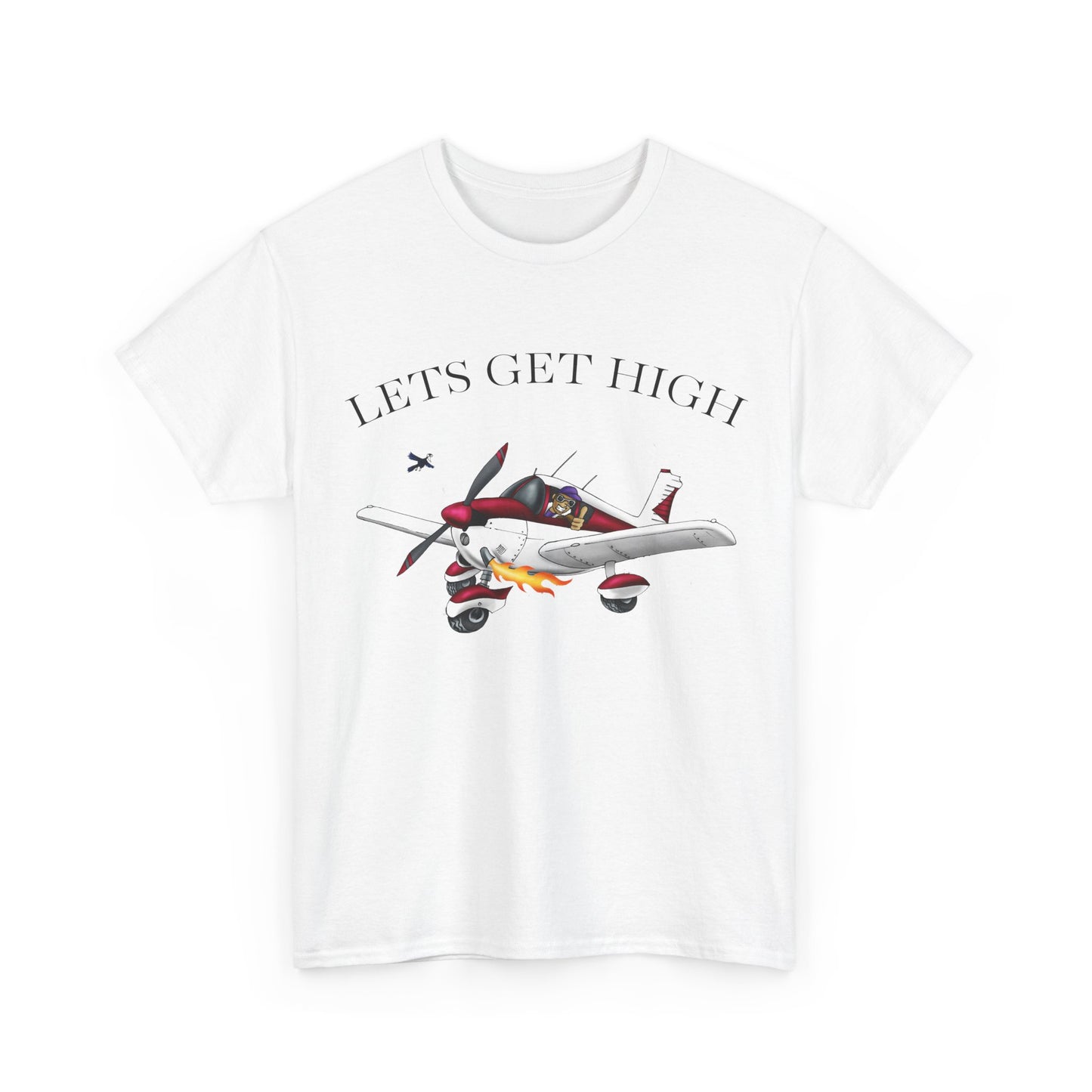 Lets Get High Unisex Heavy Cotton Tee