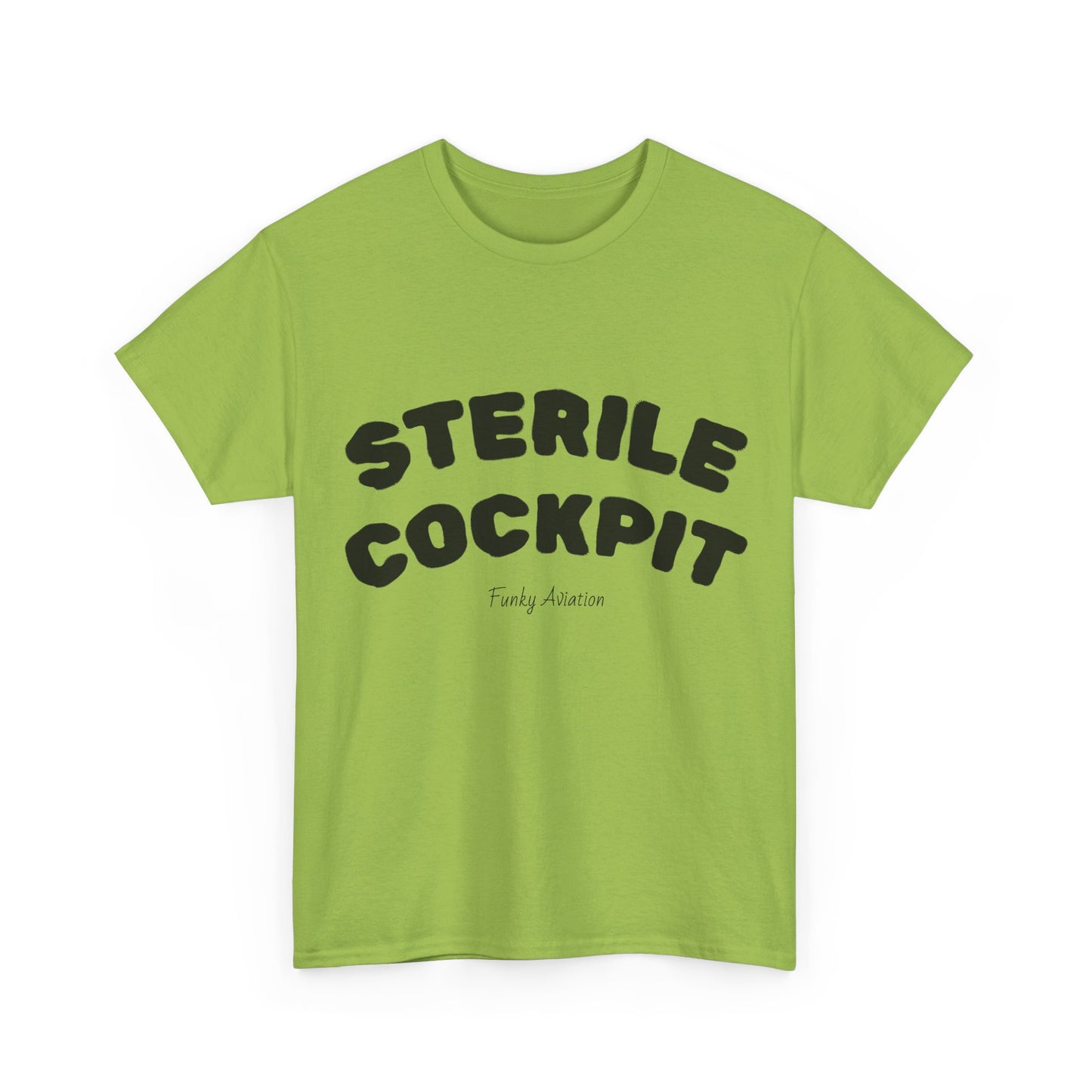Sterile Cockpit Graphic Tee — Funny Aviation Pilot T-Shirt